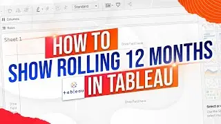 Tableau: Show Rolling 12 months as a Bar Chart