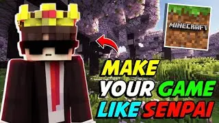 Make Your Game Like Senpai Spider In Mcpe || Senpai Spider Mods For Minecraft PE!