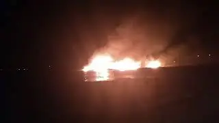 масштабный пожар на Куяльнике