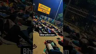 Bihar police👮 exam #bhojpuri #song #dj #rito03vlog #railwaystation #students #nawada #biharpolice