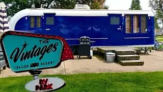 THE VINTAGES TRAILER RESORT! Unique & themed glamping! Wineries, museums and dining; it's all here!