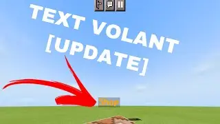 [UPDATE] MINECRAFT  BEDROCK COMMENT FAIRE UN TEXT VOLANT !!!!