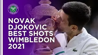 Novak Djokovic Best Shots of Wimbledon 2021