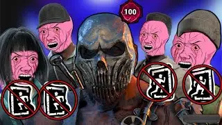 P100 TRAPPER Destroys COCKY BULLY SQUAD | Dead by Daylight