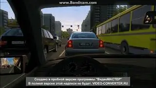 поездка на дачу на бмв е38  citi car driving часть,1
