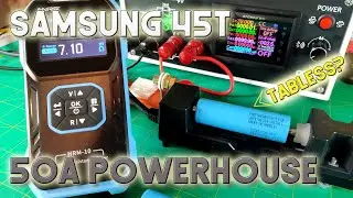 SAMSUNG 45T - WORLD'S FIRST TEST // TABLESS? MOLICEL P45B KILLER?