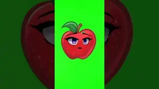 Talking Apple fruits Green Screen Shorts Apple 🍎🍏