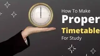 How to Prepare our study Time Table||Study Schedule kese prepare kare||Study time table||Time Table