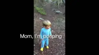 Potty talk! “Mom, I’m Pooping!”