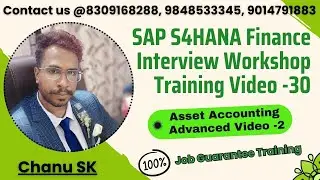 SAP S4HANA Finance Interview Workshop Training -30 - SAP FICO Interview Workshop Training
