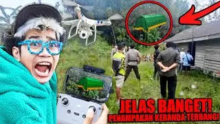 DRONE BERHASIL MENANGKAP LAMPOR KERANDA TERBANG NYATA!!! WARGA DESA PANIK...