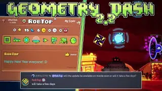¿ROBTOP ESTÁ PREPARANDO LA NUEVA ACTUALIZACIÓN DE GEOMETRY DASH 2.2 EN MÓVILES?