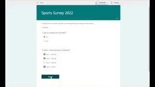 Power Automate - Microsoft Forms - Find Total Values from Multiple Items Response