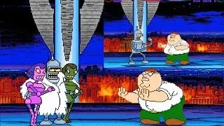 Mugen : Bender (Futurama) Vs Peter Griffin (Family Guy) (Request)