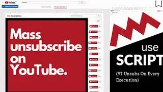 Mass Unsubscribe On YouTube! **Unsubscribe 97 Accounts In One Go**