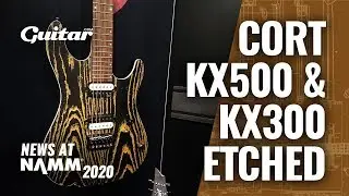 Check out the striking grain patterns on these Cort KX300 guitars 