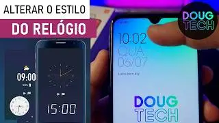 Como Alterar o ESTILO DO RELÓGIO no Xiaomi