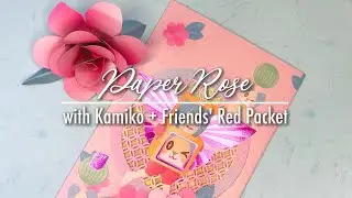Paper Rose made with Kamiko's Red Packet