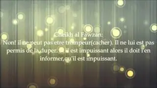 Mariage de l'impuissant - Cheikh al Fawzan