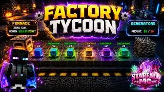 A Brand NEW Factory Tycoon Server Just Released! | StarfallMC Factories #1