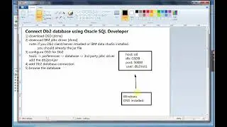 Connect Db2 LUW database using Oracle SQL Developer