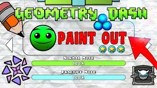 Нарисованный DRY OUT (PAINT OUT) Geometry Dash