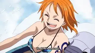 one piece funny moment,Nami ride a Waiver,Nami is a Pro~Sky Island Episode 1080p
