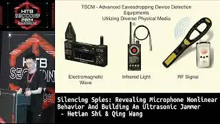 #HITB2024BKK D1 Revealing Microphone Nonlinear Behavior and Building an Ultrasonic Jammer