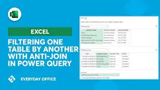 Use Anti-Join in Excel with Power Query | Everyday Office