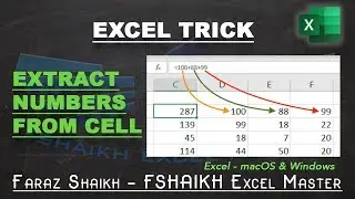 🔮Excel Trick : Extract Calculated Number From A Cell