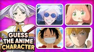 GUESS THE ANIME CHARACTER | 50 Characters [Very Easy to Very Hard]