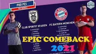 eFootball PES 2021 -  myClub #7 - FC Bayern München Epic comeback - PVP Gameplay PC