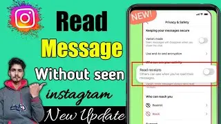 instagram message seen hide kaise kare 2024 | hide seen status in message