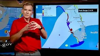 Afternoon update on Major Hurricane Milton from the NHC in Miami, FL (October 7, 2024)