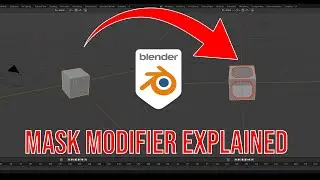 Blender 4.5 Mask Modifier Explained, Part 19 Tutorial