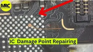 How To IC Reboling | Mobile Repairing | IC Demage Point Repairing