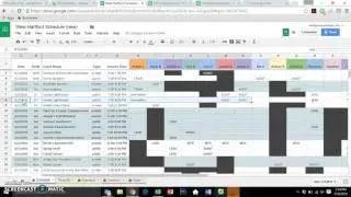 Adding Row in Schedule