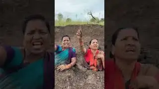 महाराष्ट्रात स्वतः महिलांनी भर पावसात आर्ध शरीर जमिनीत गाडून आंदोलन सुरू केले . #marathaarakshan