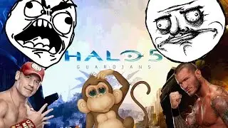 Halo 5 online funny moments - JONH CENA and stupid monkeys