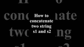 How to concatenate two string in python