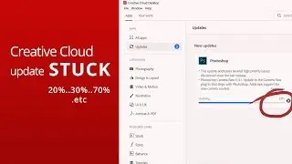 Creative Cloud Update Stuck