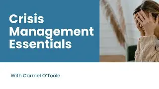 Crisis Management: A Survival Guide to Help Manage and Recover from Events