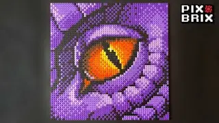 DRAGON EYE Pixel Art - Pix Brix Instructions