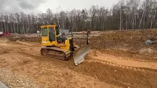 ПЛАНИРОВКА ОСНОВАНИЯ БУЛЬДОЗЕРОМ С ЛАЗЕРНОЙ ТОЧНОСТЬЮ