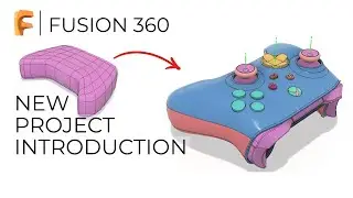 Fusion 360 for Beginners | X-BOX Series X Controller | Introduction
