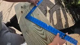 How to fabricate stringers (rise & run) (How to build steps)