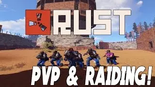 RUST RAID: PVP & A REALLY EASY 4-5 ROCKET RAID - (Vanilla)