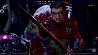 Injustice 2 Online Ranked Match 2 Robin vs Wonder Woman / Batman HDR PS4 PRO