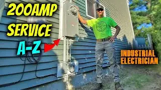 Full 200 AMP Electrical Service Upgrade Install
