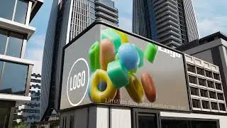 3D City Digital Billboard - Product Promo | After Effect Template